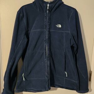 Teal Northface fleece jacket